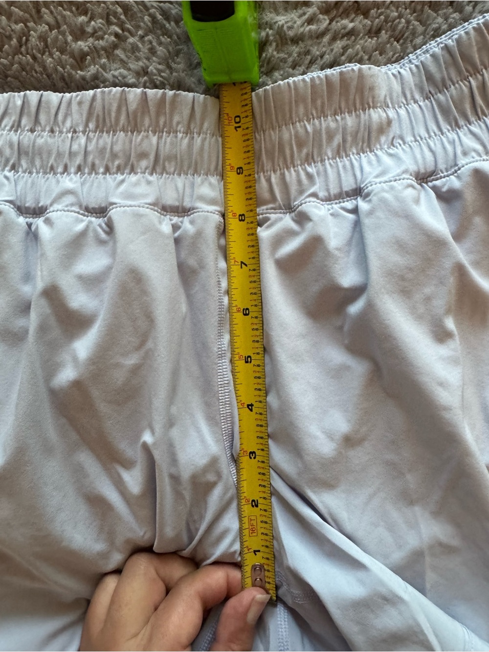 LULULEMON Women’s Track That High Rise Lavender Women's Running Shorts Size 12 - Picture 11 of 14